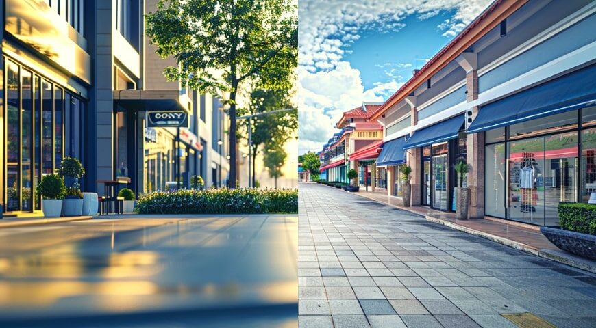 Commercial vs retail property